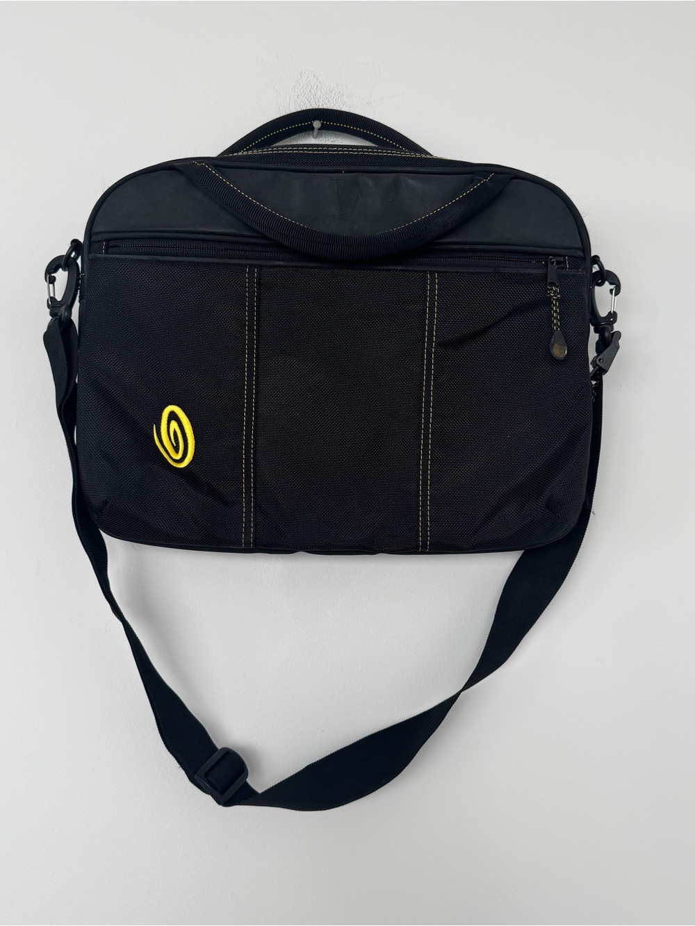 Timbuk2 Commuter Messenger Bag Black Cordura Ballistic Nylon Laptop Briefcase